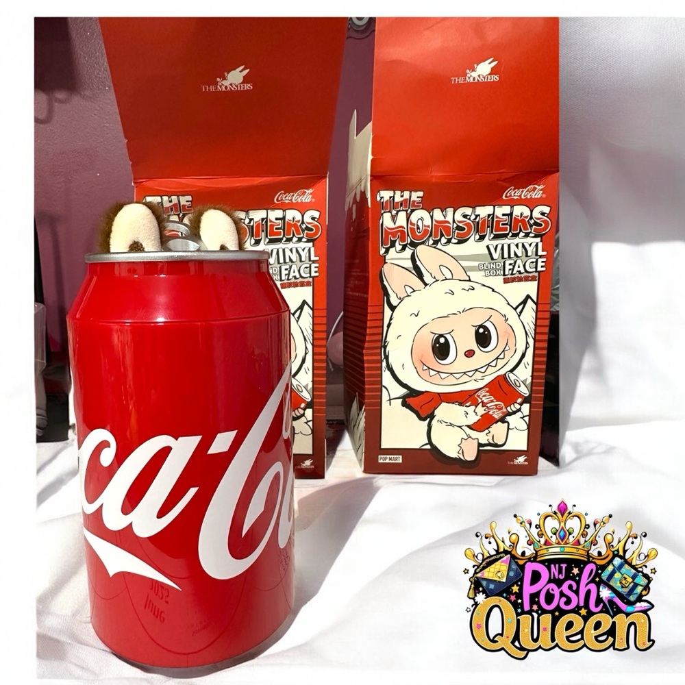 LABUBU COCA-COLA SERIES Vinyl Face Blind Box 1 Single Box The Monsters - Picture 6 of 15